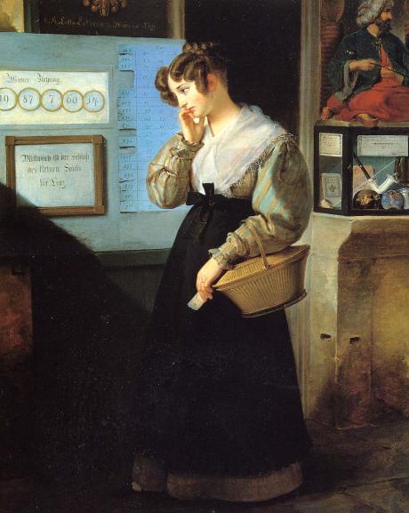 Die Lottospielerin 1829